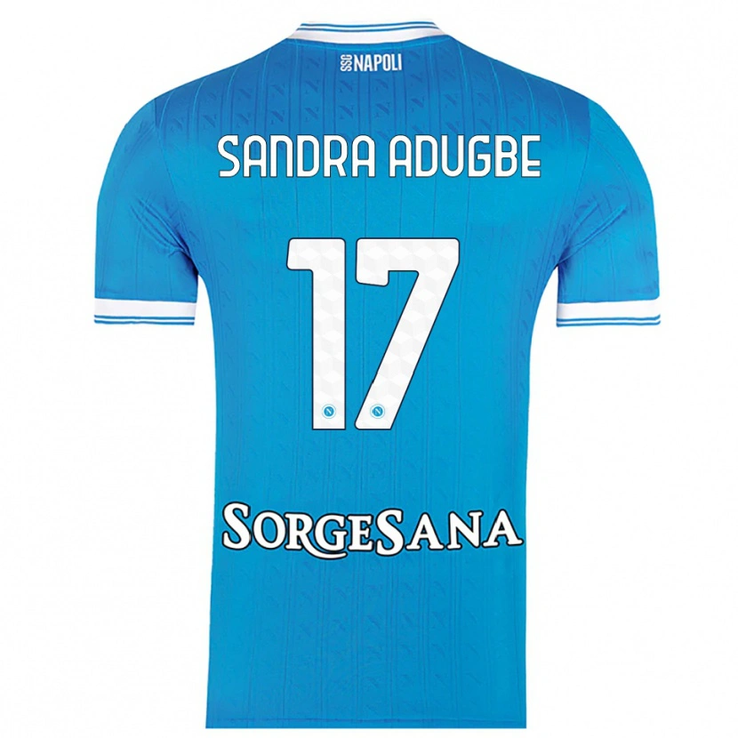 Danxen Men Olamide Sandra Adugbe #17 Sky Blue White Home Jersey 2025/26 T-Shirt