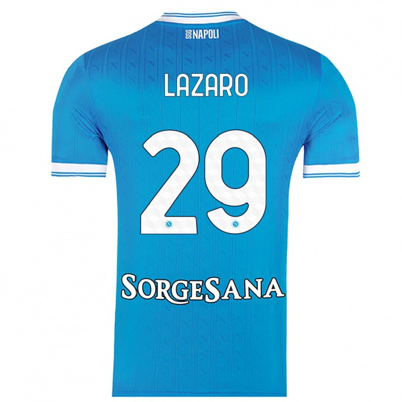 Danxen Men Paloma Lázaro #29 Sky Blue White Home Jersey 2025/26 T-Shirt