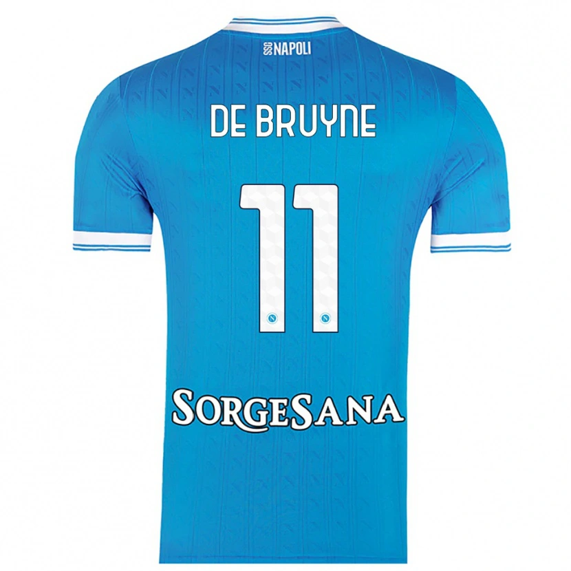Danxen Men Kevin De Bruyne #11 Sky Blue White Home Jersey 2025/26 T-Shirt