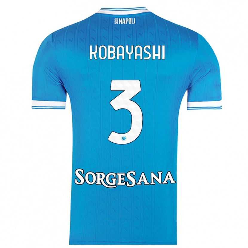 Danxen Men Miharu Kobayashi #3 Sky Blue White Home Jersey 2025/26 T-Shirt