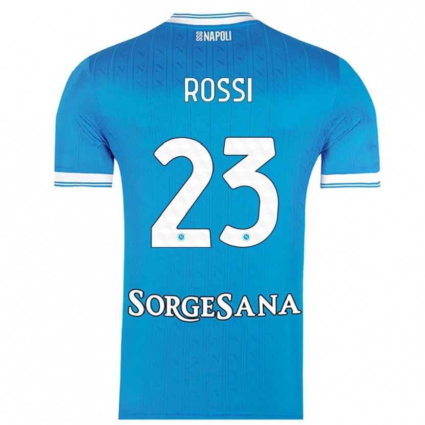 Danxen Men Leonardo Rossi #23 Sky Blue White Home Jersey 2025/26 T-Shirt