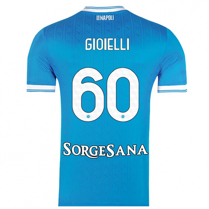 Danxen Men Francesco Gioielli #60 Sky Blue White Home Jersey 2025/26 T-Shirt