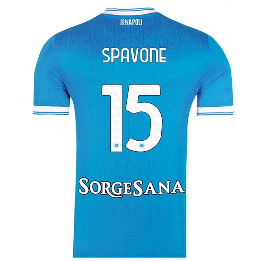 Danxen Men Alessandro Spavone #15 Sky Blue White Home Jersey 2025/26 T-Shirt