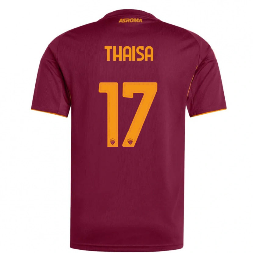 Danxen Men Thaisa #17 Burgundy Orange Home Jersey 2025/26 T-Shirt