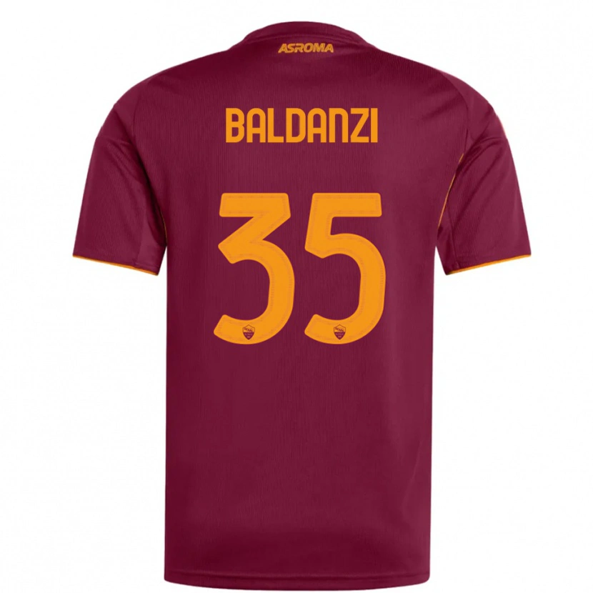 Danxen Men Tommaso Baldanzi #35 Burgundy Orange Home Jersey 2025/26 T-Shirt