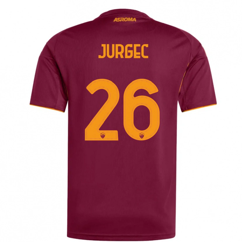 Danxen Men Jan Jurgec #26 Burgundy Orange Home Jersey 2025/26 T-Shirt
