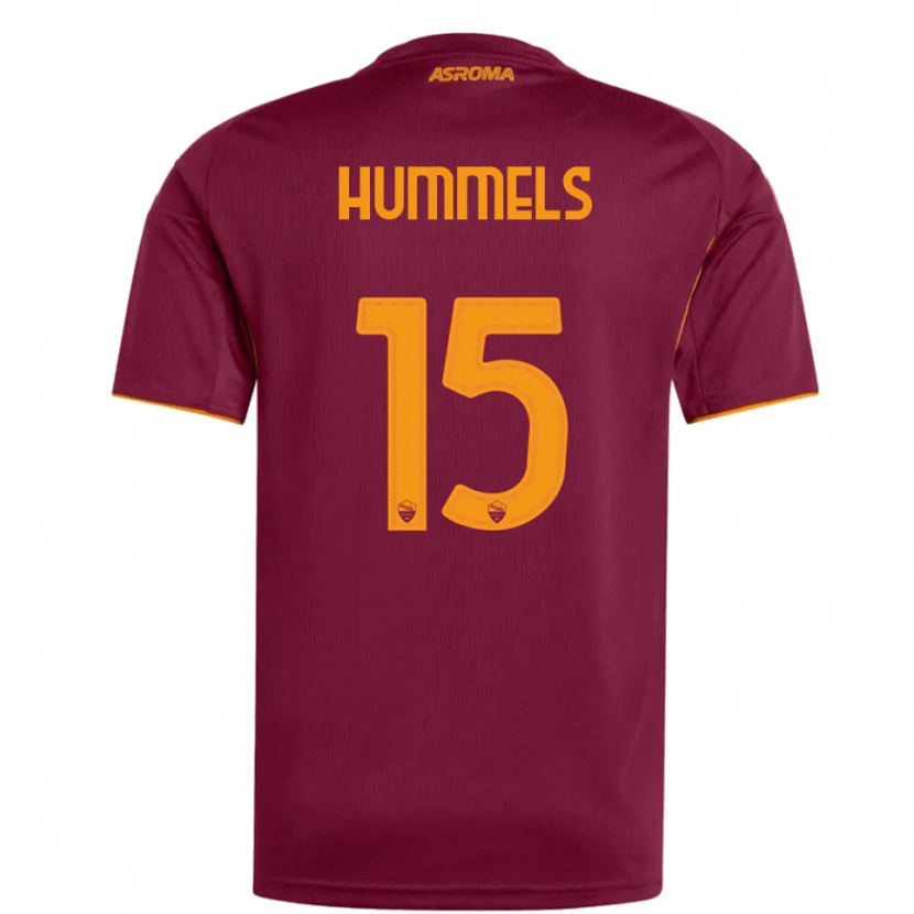 Danxen Men Mats Hummels #15 Burgundy Orange Home Jersey 2025/26 T-Shirt