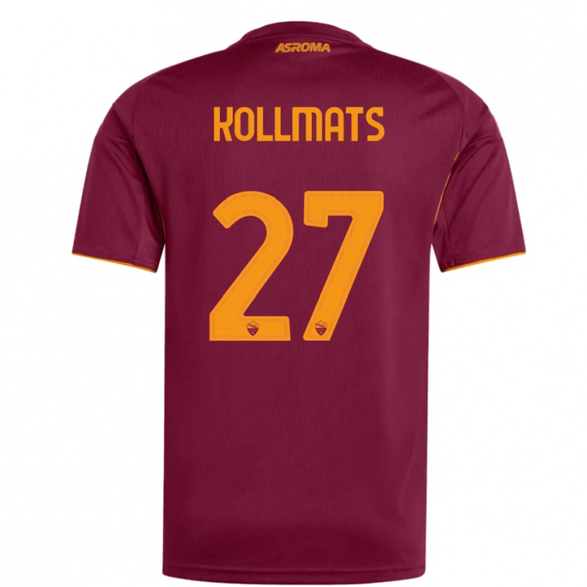 Danxen Men Beata Kollmats #27 Burgundy Orange Home Jersey 2025/26 T-Shirt