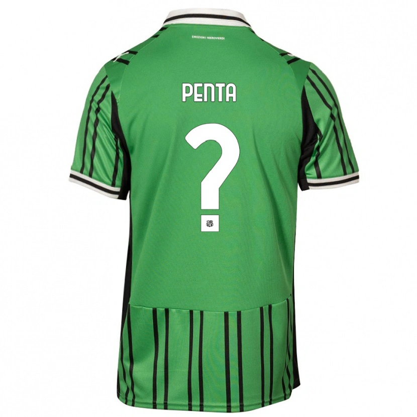 Danxen Men Mattia Penta #0 Green Black Home Jersey 2025/26 T-Shirt