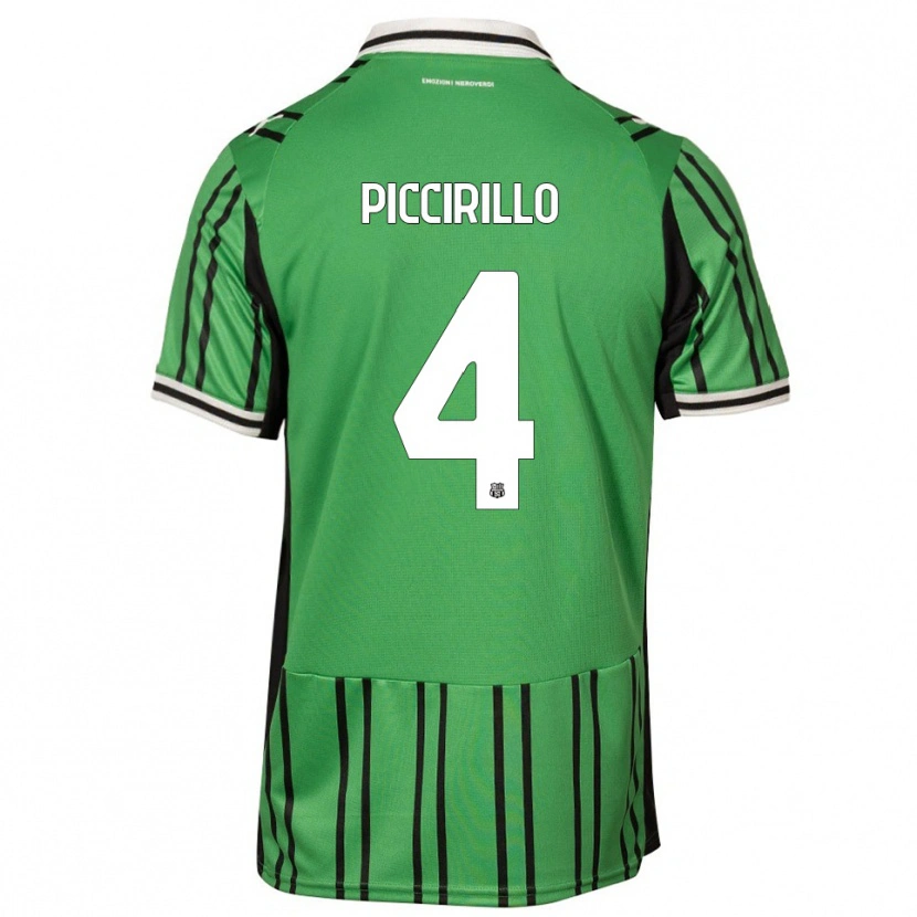 Danxen Men Michele Piccirillo #4 Green Black Home Jersey 2025/26 T-Shirt