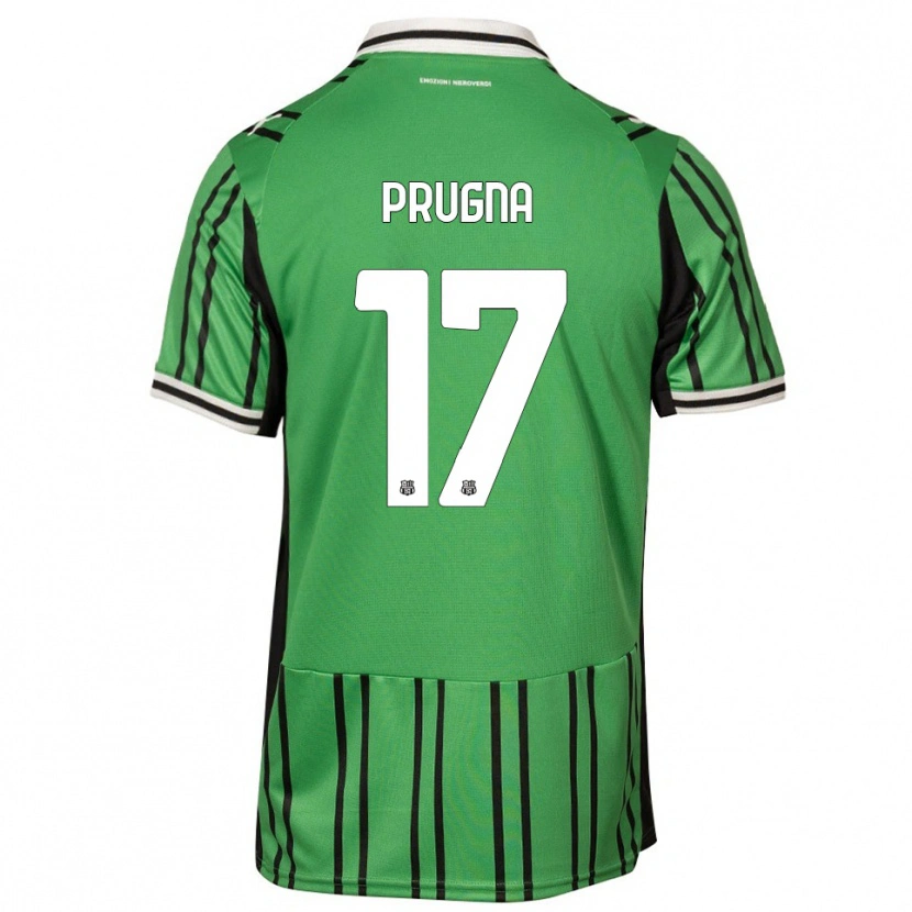 Danxen Men Cecilia Prugna #17 Green Black Home Jersey 2025/26 T-Shirt