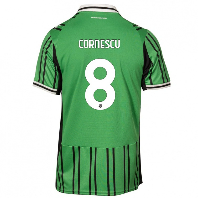 Danxen Men Iustin Cornescu #8 Green Black Home Jersey 2025/26 T-Shirt