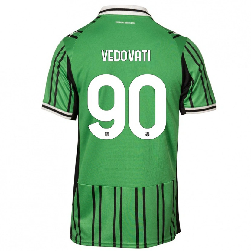 Danxen Men Gabriele Vedovati #90 Green Black Home Jersey 2025/26 T-Shirt