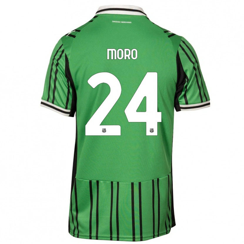 Danxen Men Luca Moro #24 Green Black Home Jersey 2025/26 T-Shirt