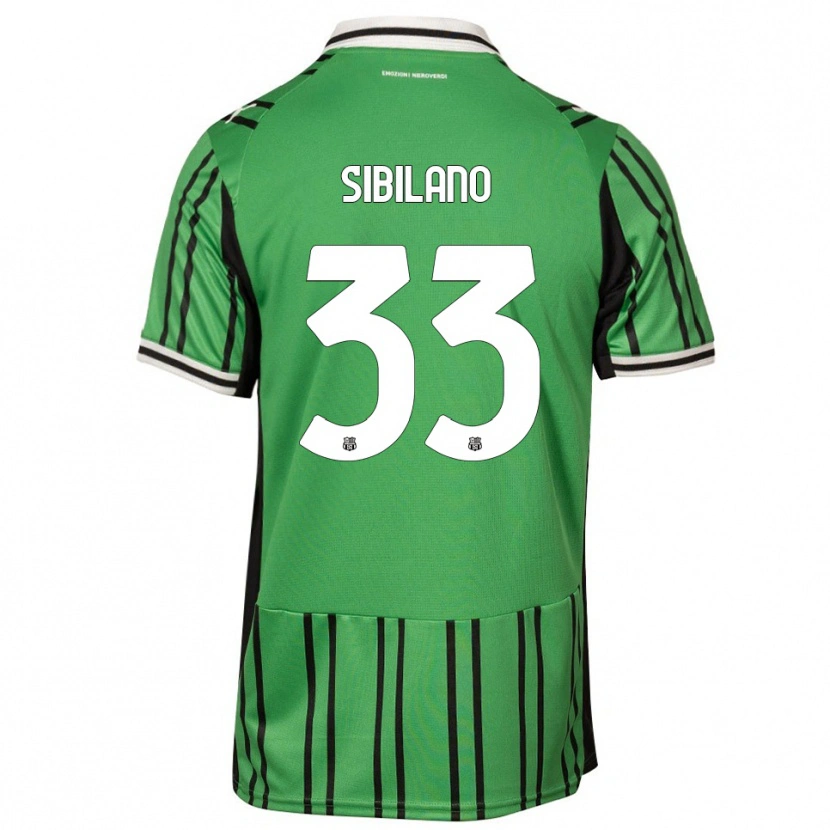 Danxen Men Alessio Sibilano #33 Green Black Home Jersey 2025/26 T-Shirt