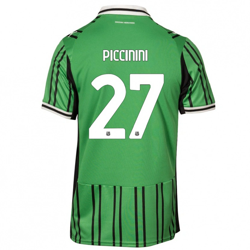 Danxen Men Stefano Piccinini #27 Green Black Home Jersey 2025/26 T-Shirt