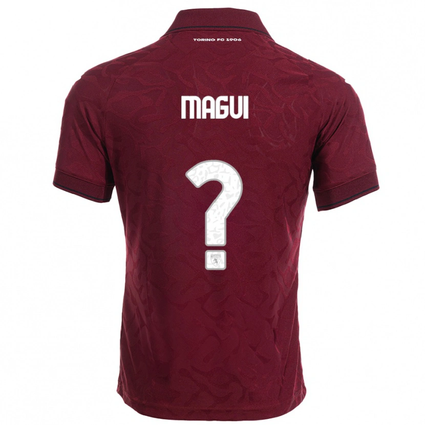 Danxen Men Balder Magui #0 Burgundy White Home Jersey 2025/26 T-Shirt