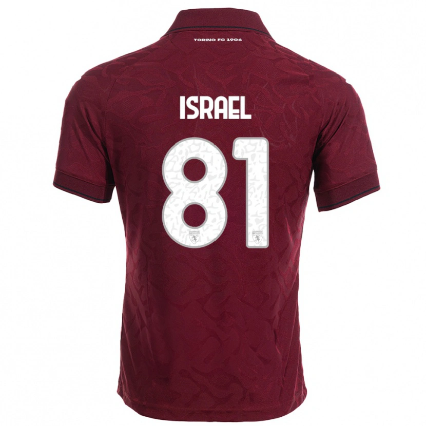 Danxen Men Franco Israel #81 Burgundy White Home Jersey 2025/26 T-Shirt