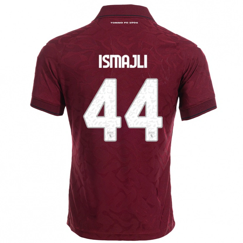 Danxen Men Ardian Ismajli #44 Burgundy White Home Jersey 2025/26 T-Shirt