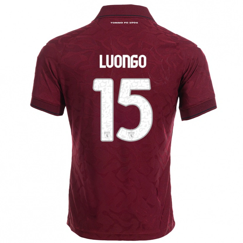 Danxen Men Andrea Luongo #15 Burgundy White Home Jersey 2025/26 T-Shirt