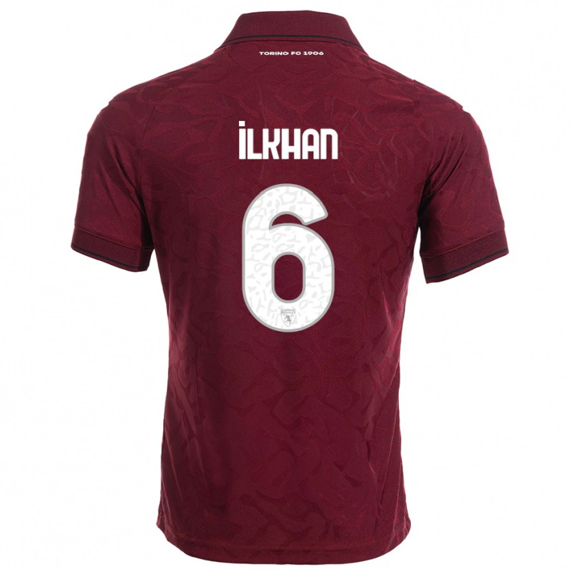 Danxen Men Emirhan İlkhan #6 Burgundy White Home Jersey 2025/26 T-Shirt