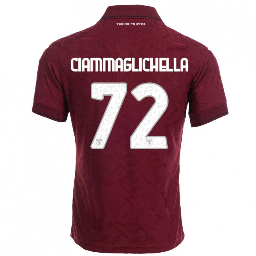 Danxen Men Aaron Ciammaglichella #72 Burgundy White Home Jersey 2025/26 T-Shirt