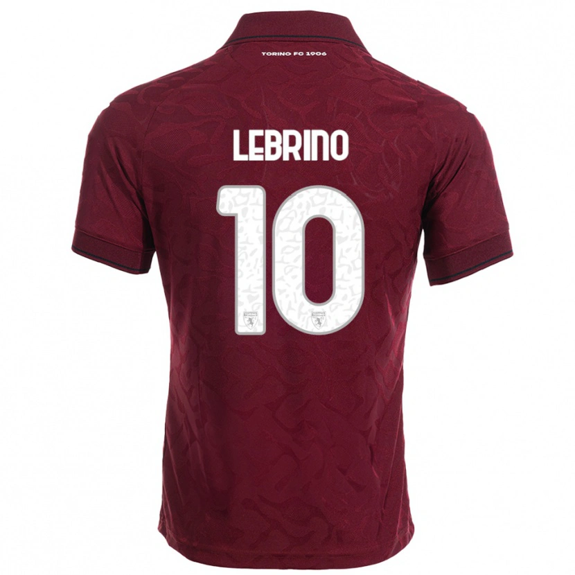 Danxen Men Danilo Lebrino #10 Burgundy White Home Jersey 2025/26 T-Shirt