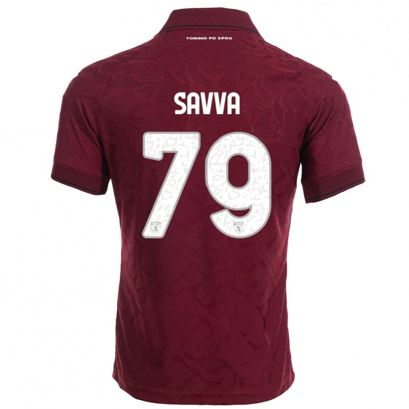 Danxen Men Zanos Savva #79 Burgundy White Home Jersey 2025/26 T-Shirt