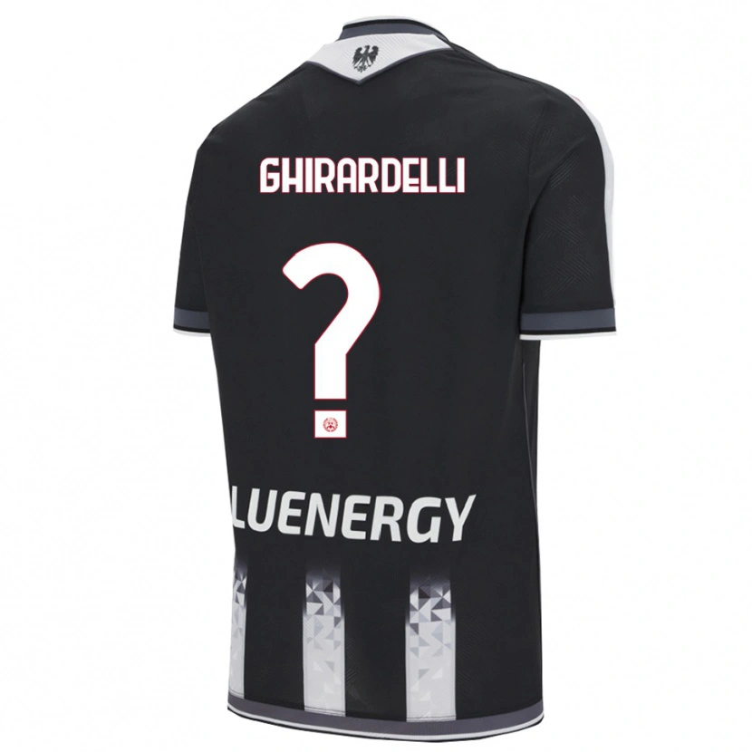 Danxen Men Davide Ghirardelli #0 Black White Home Jersey 2025/26 T-Shirt