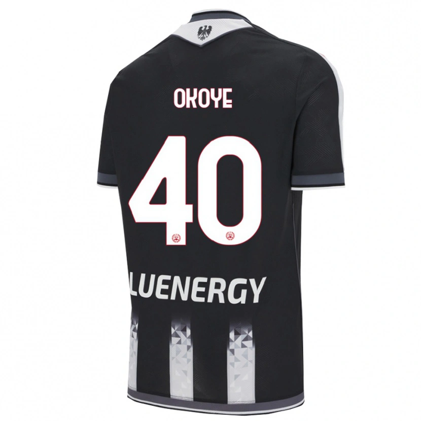 Danxen Men Maduka Okoye #40 Black White Home Jersey 2025/26 T-Shirt