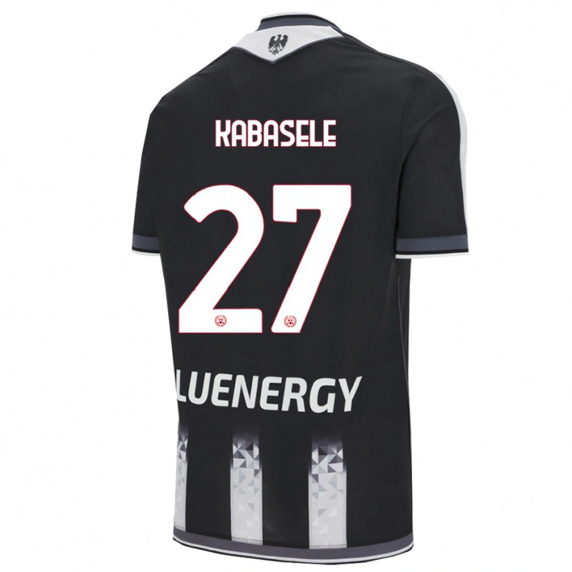 Danxen Men Christian Kabasele #27 Black White Home Jersey 2025/26 T-Shirt