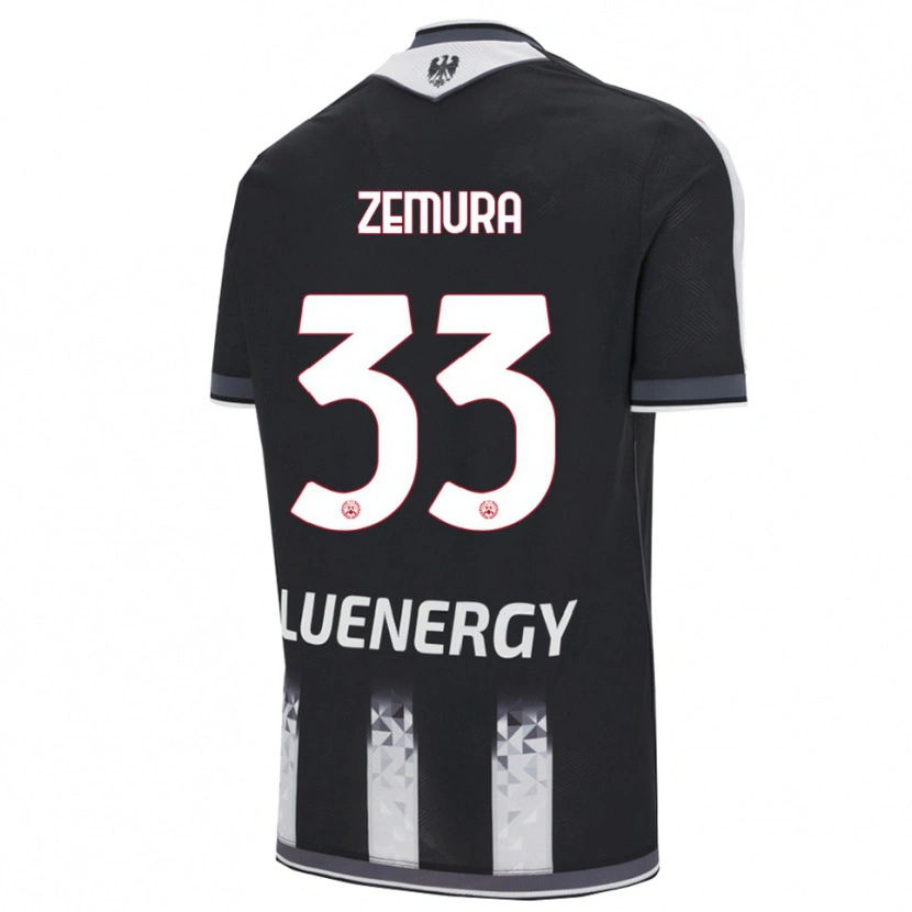 Danxen Men Jordan Zemura #33 Black White Home Jersey 2025/26 T-Shirt