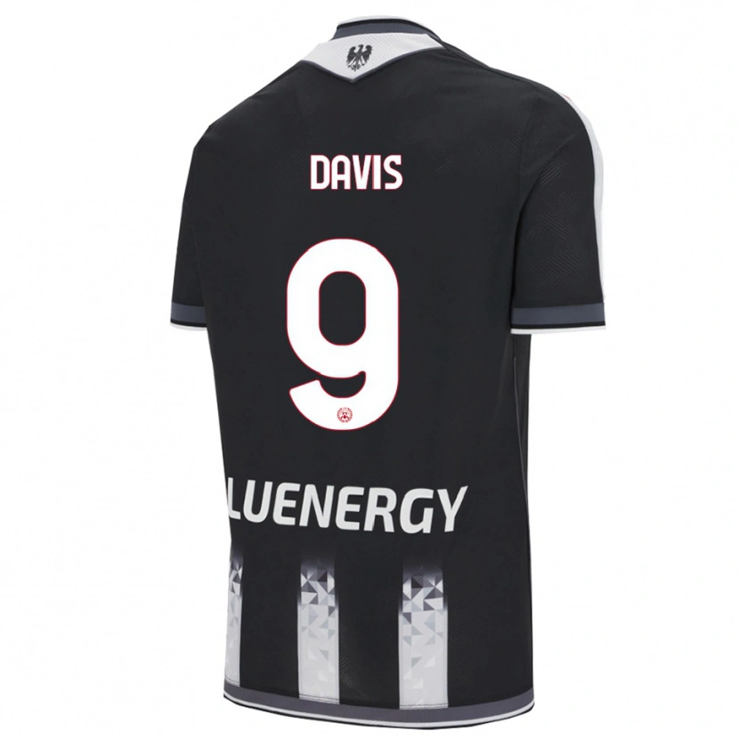 Danxen Men Keinan Davis #9 Black White Home Jersey 2025/26 T-Shirt