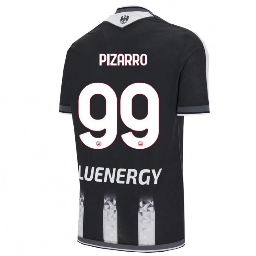 Danxen Men Damián Pizarro #99 Black White Home Jersey 2025/26 T-Shirt
