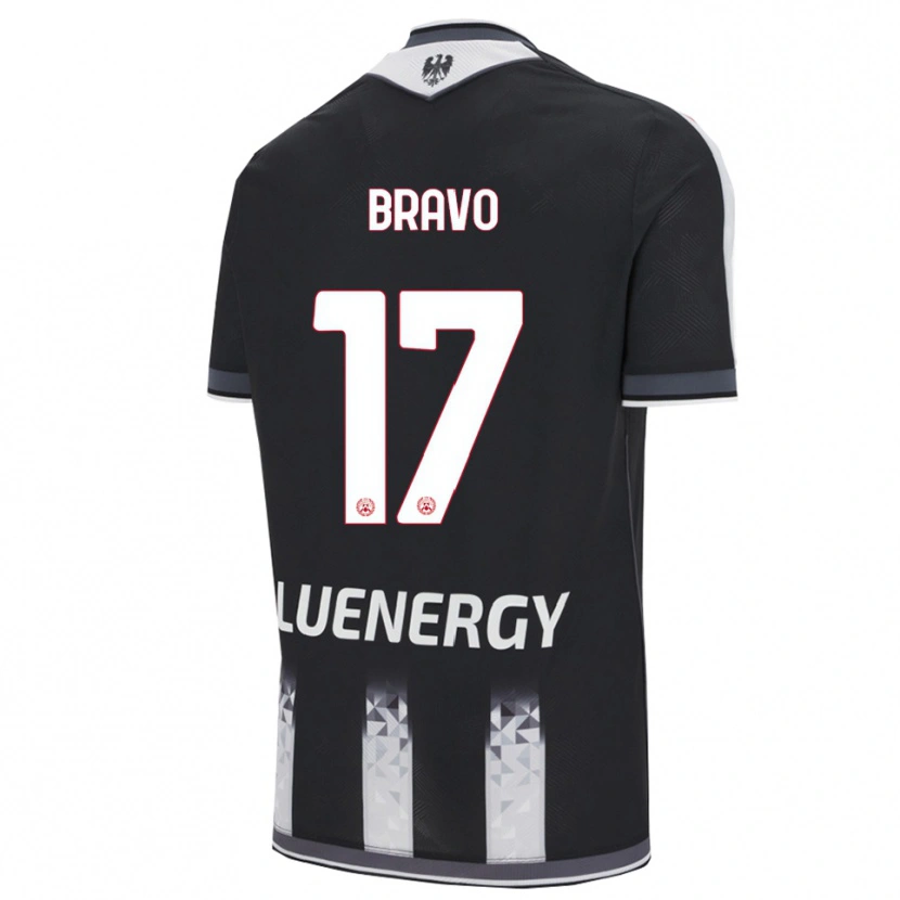 Danxen Men Iker Bravo #17 Black White Home Jersey 2025/26 T-Shirt