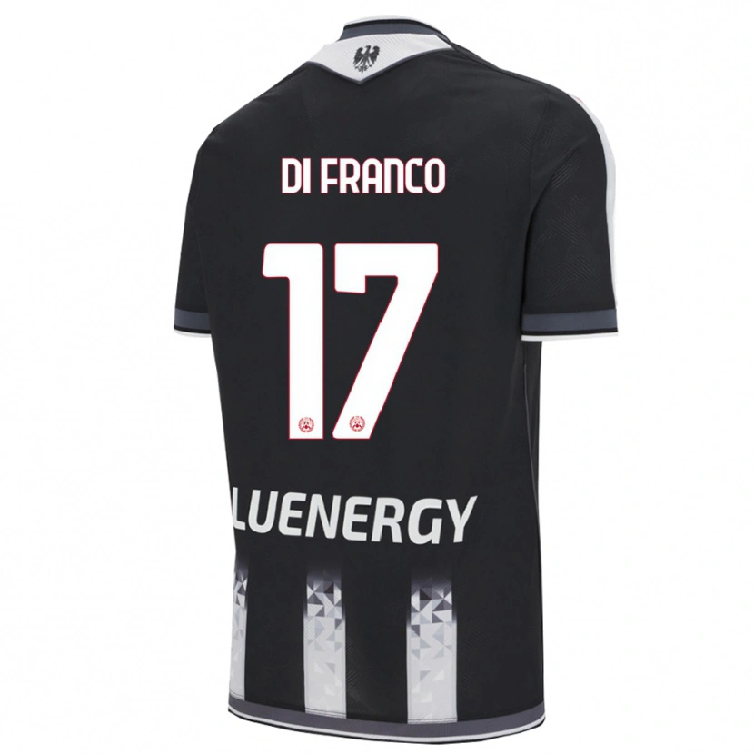 Danxen Men Giovanni Di Franco #17 Black White Home Jersey 2025/26 T-Shirt