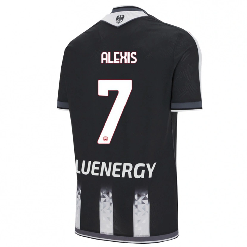Danxen Men Alexis Sánchez #7 Black White Home Jersey 2025/26 T-Shirt
