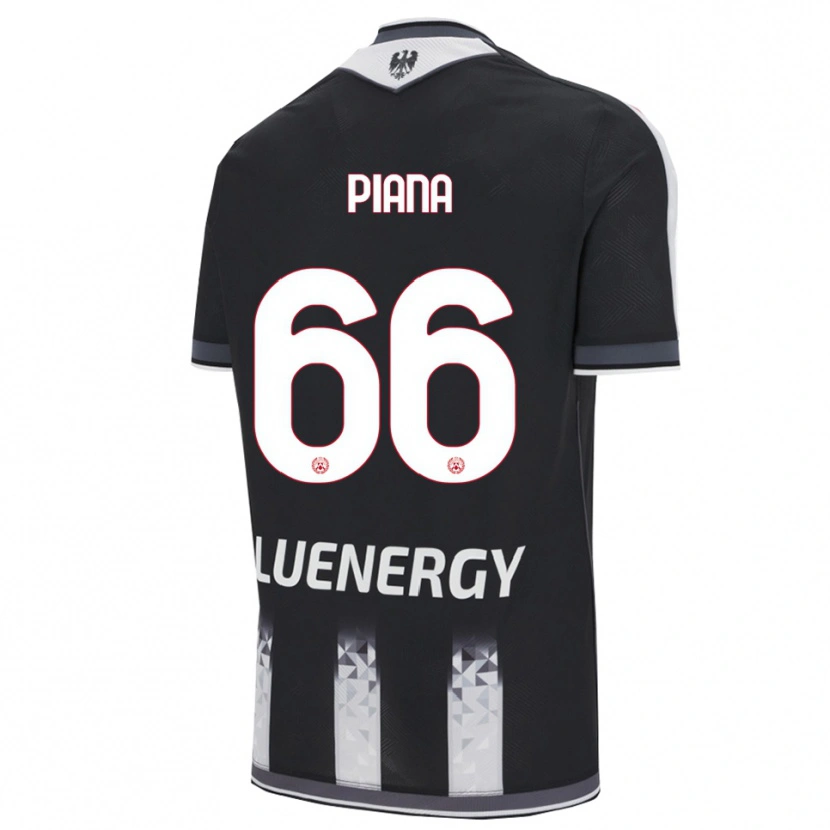 Danxen Men Edoardo Piana #66 Black White Home Jersey 2025/26 T-Shirt