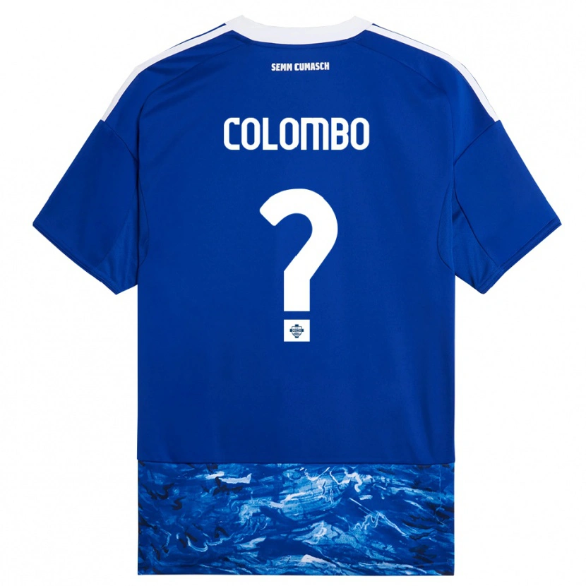 Danxen Men Federico Colombo #0 Blue White Home Jersey 2025/26 T-Shirt