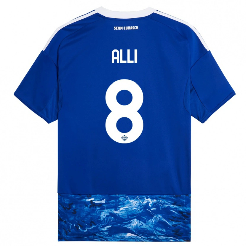 Danxen Men Dele Alli #8 Blue White Home Jersey 2025/26 T-Shirt
