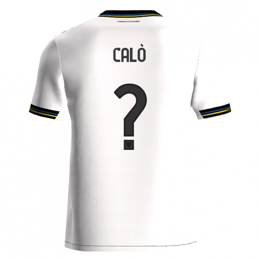 Danxen Men Simone Calò #0 White Black Home Jersey 2025/26 T-Shirt