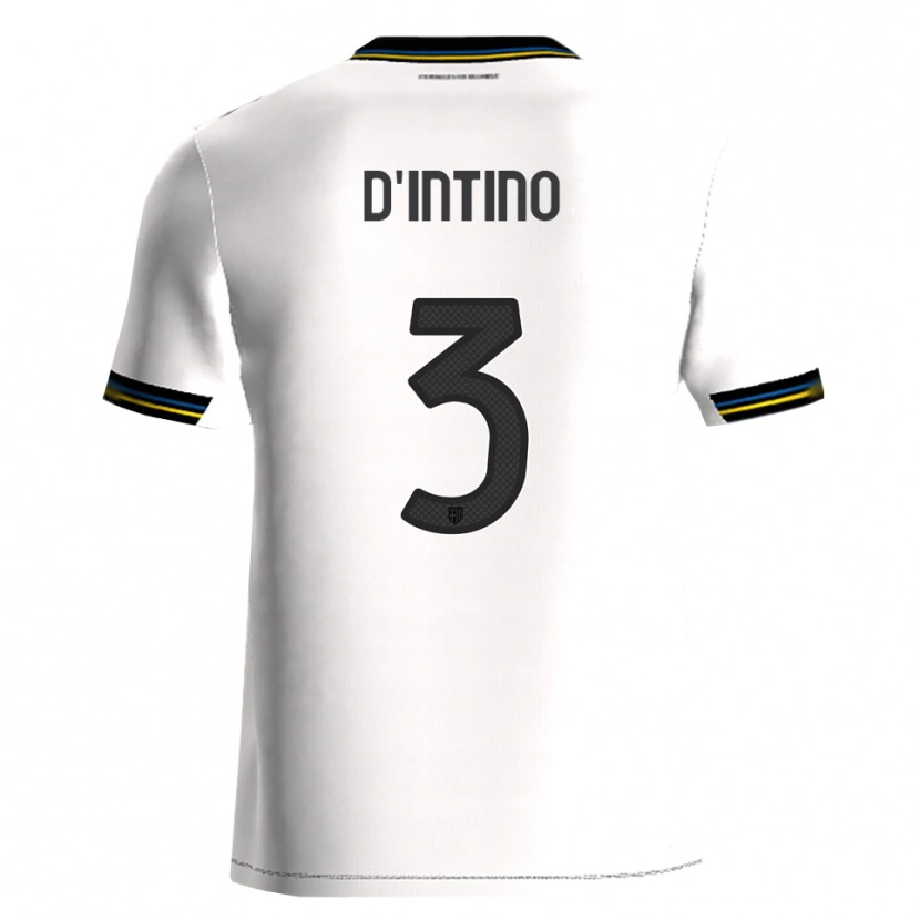 Danxen Men Roberto D'intino #3 White Black Home Jersey 2025/26 T-Shirt
