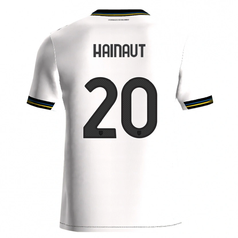 Danxen Men Antoine Hainaut #20 White Black Home Jersey 2025/26 T-Shirt