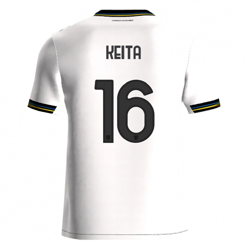 Danxen Men Mandela Keita #16 White Black Home Jersey 2025/26 T-Shirt