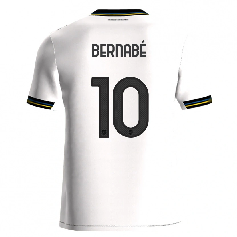 Danxen Men Adrián Bernabé #10 White Black Home Jersey 2025/26 T-Shirt