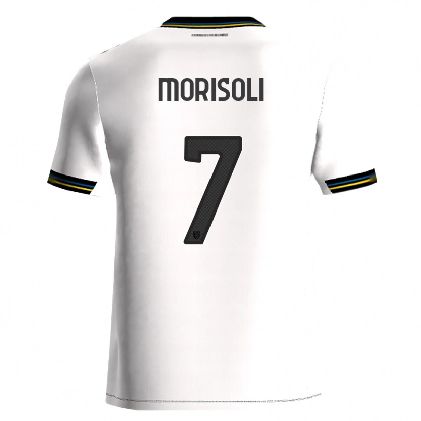 Danxen Men Gabriel Morisoli #7 White Black Home Jersey 2025/26 T-Shirt