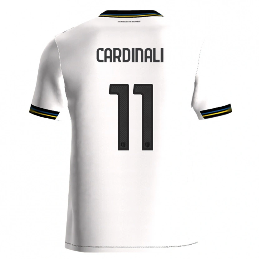 Danxen Men Alessandro Cardinali #11 White Black Home Jersey 2025/26 T-Shirt