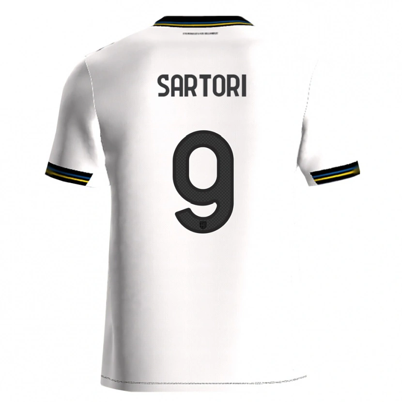 Danxen Men Francesco Sartori #9 White Black Home Jersey 2025/26 T-Shirt