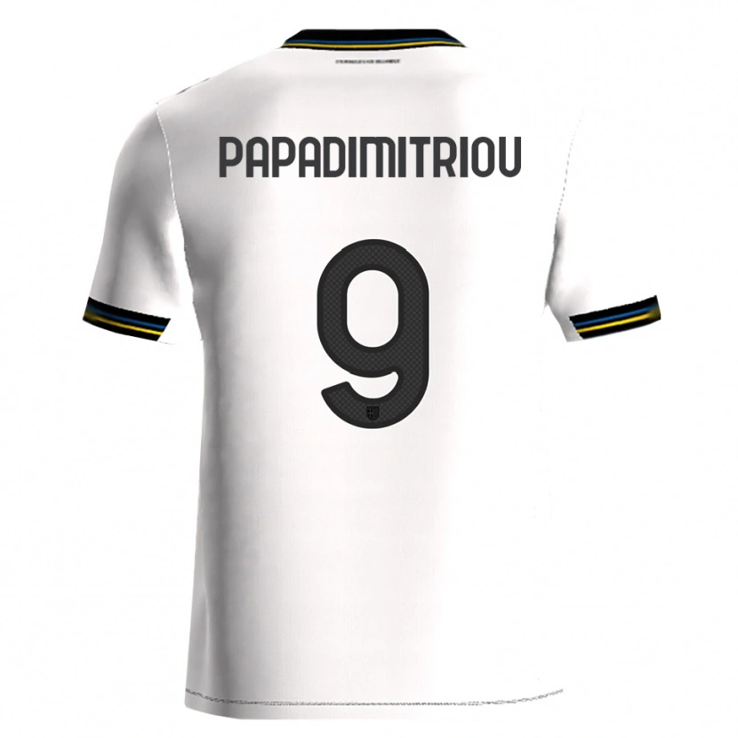 Danxen Men Eirinaios Papadimitriou #9 White Black Home Jersey 2025/26 T-Shirt