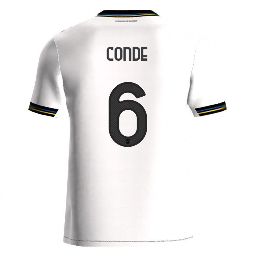 Danxen Men Bernardo Conde #6 White Black Home Jersey 2025/26 T-Shirt
